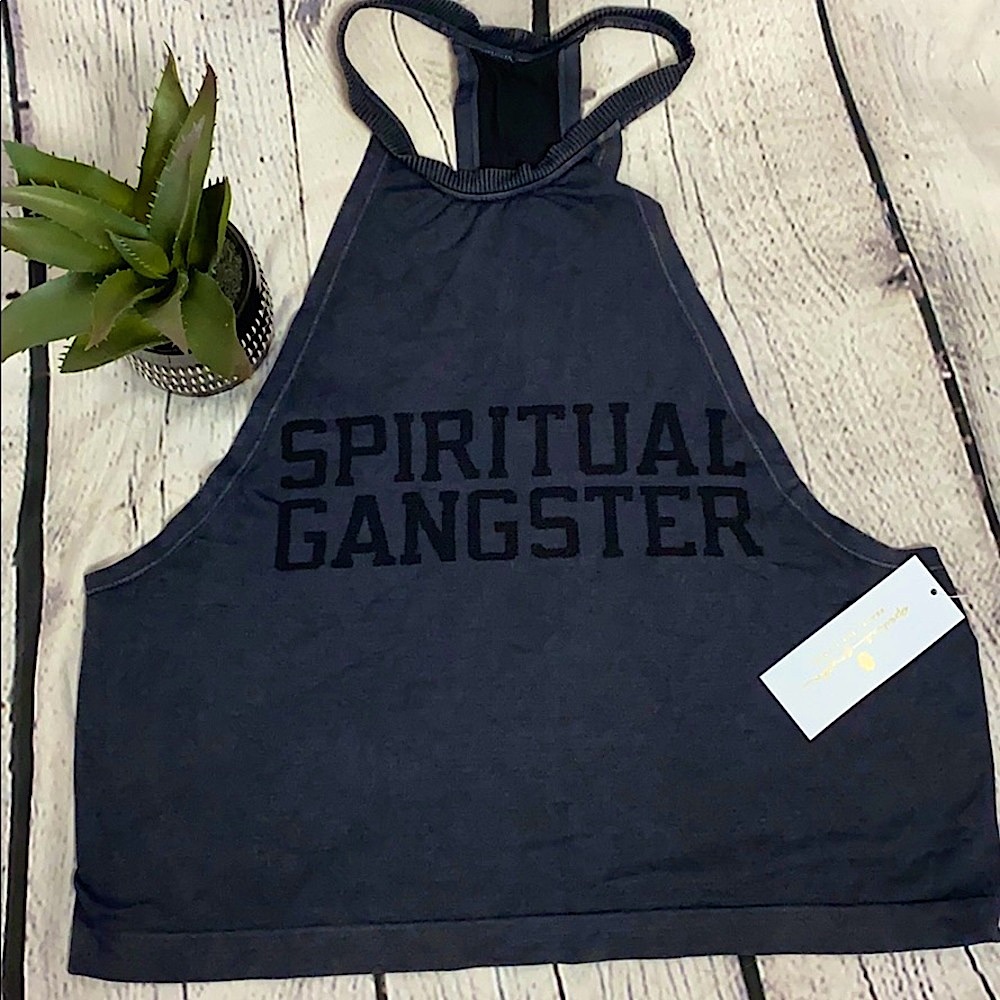 🍃Spiritual Gangster Yoga Workout Crop Top Tank